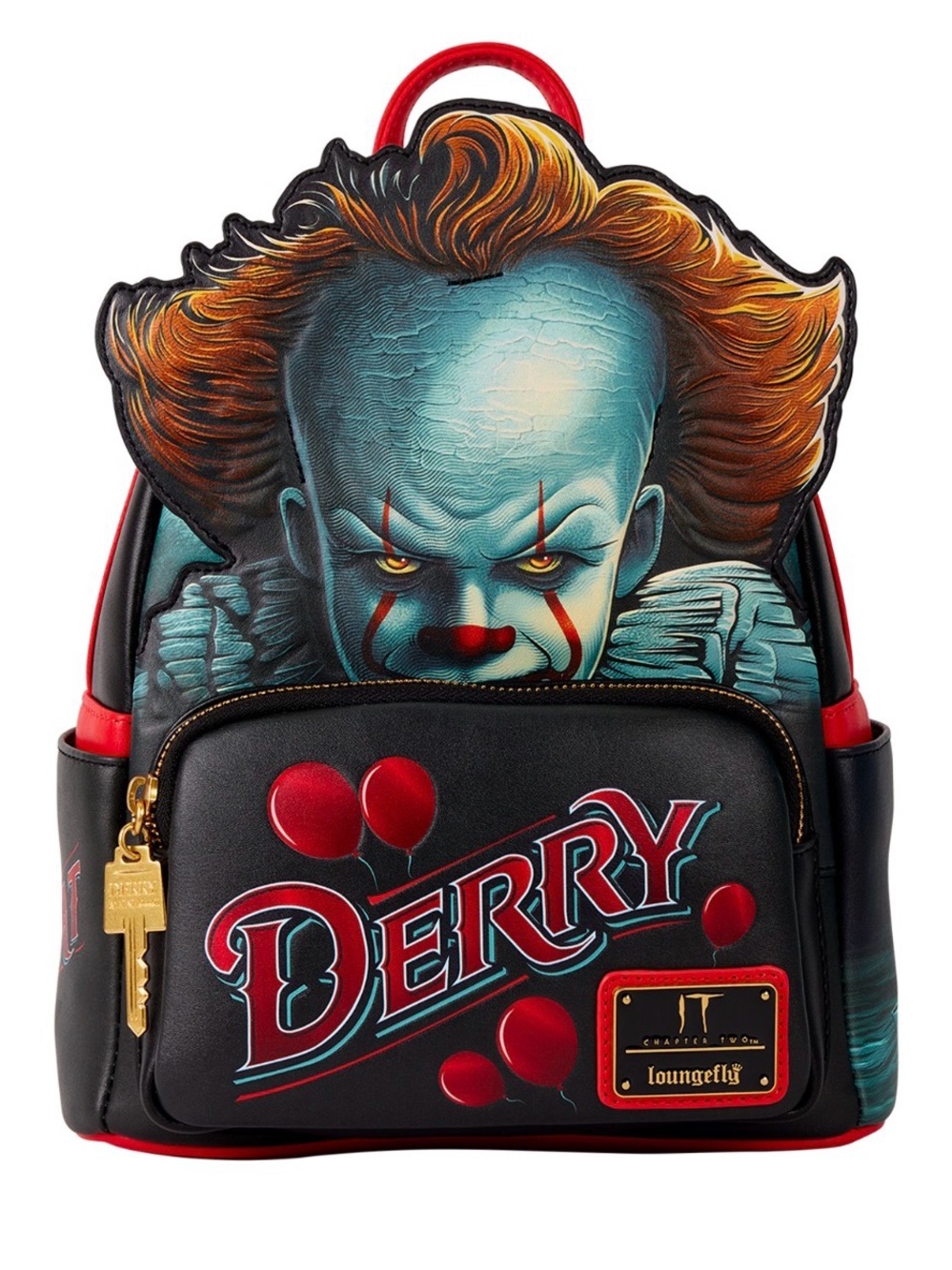 IT Pennywise Cosplay Light-Up Mini Backpack NWT